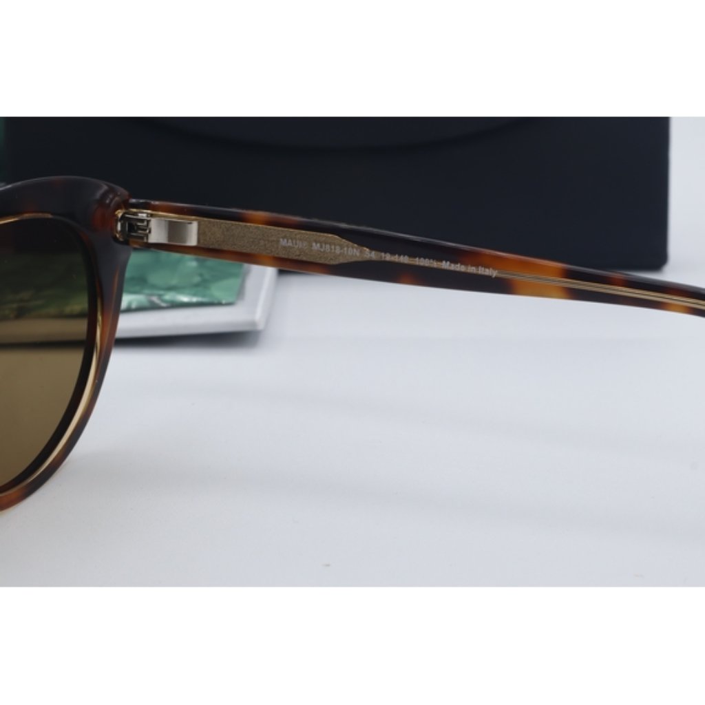 Maui Jim Kalani Mj 818-10n Tortoise Cat Eye Sunglasses Brown Polarized Lenses 54 — image 8 of 8